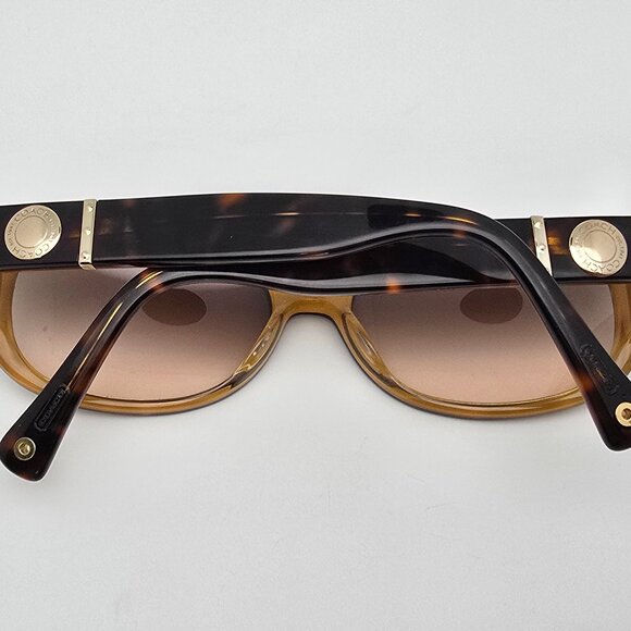 Coach Anna S439 Tortoise Gold Frame Light Brown Gradient Lens Sunglasses 54mm - Picture 9 of 12